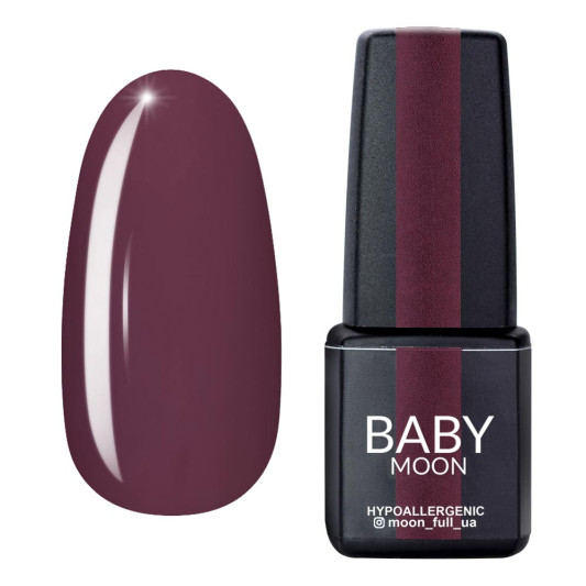 Гель-лак Baby Moon Burgundy Gel polish 6 мл №14