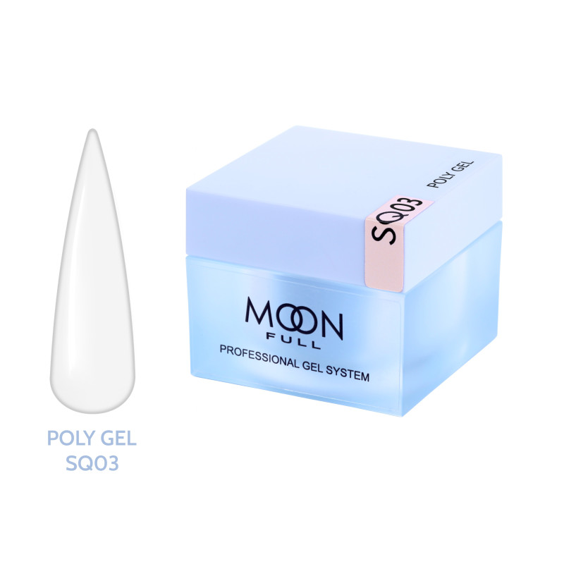 Полигель для наращивания ногтей Moon Full Poly Gel №SQ03 30 мл Полигель для наращивания ногтей Moon Full Poly Gel №SQ03 30 мл