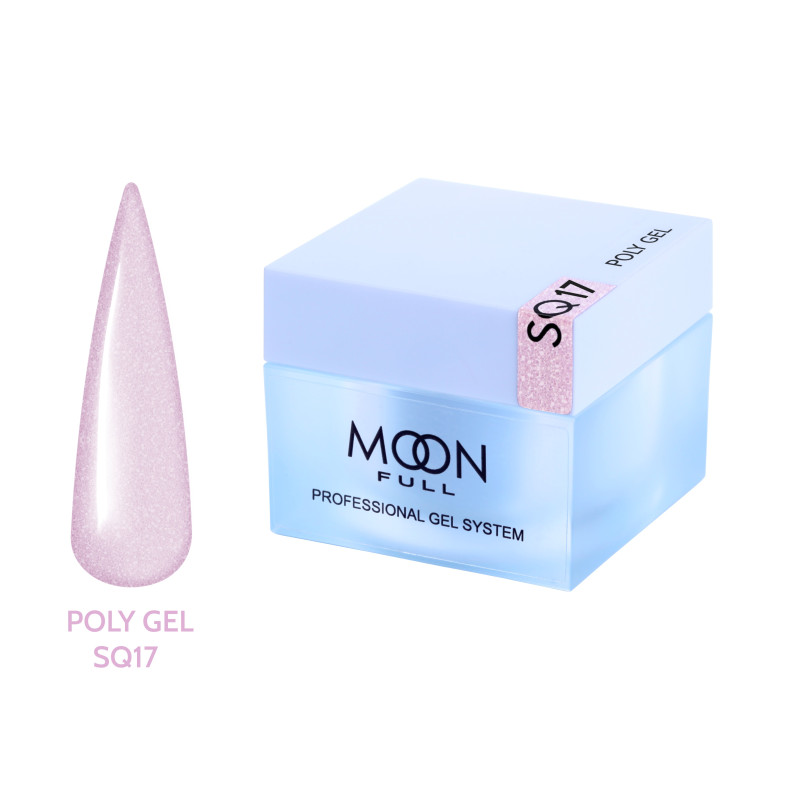 Полигель для наращивания ногтей Moon Full Poly Gel №SQ17 30 мл Полигель для наращивания ногтей Moon Full Poly Gel №SQ17 30 мл