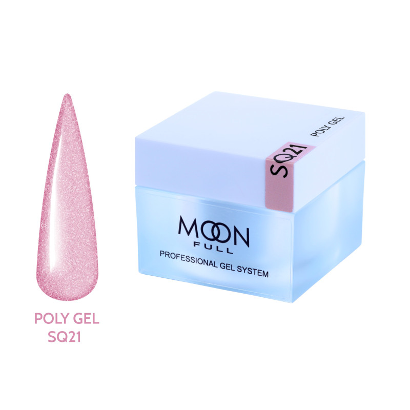Полигель для наращивания ногтей Moon Full Poly Gel №SQ21 30 мл Полигель для наращивания ногтей Moon Full Poly Gel №SQ21 30 мл