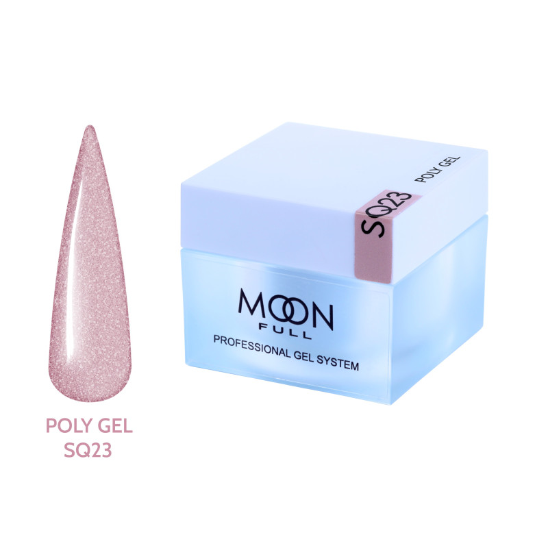Полигель для наращивания ногтей Moon Full Poly Gel №SQ23 30 мл Полигель для наращивания ногтей Moon Full Poly Gel №SQ23 30 мл
