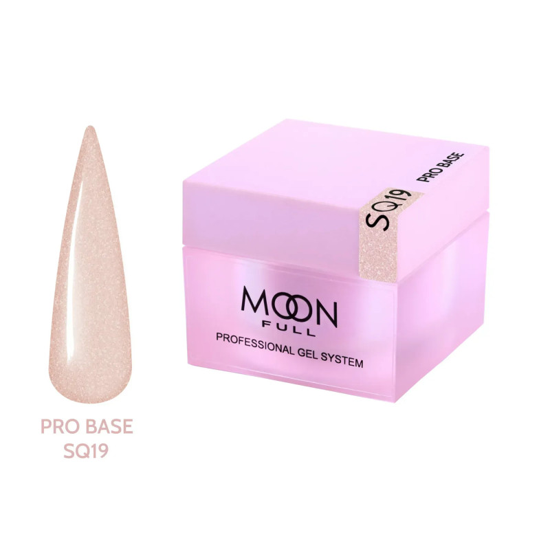 База для гель-лаку Moon Full Nude PRO Base №SQ19 30 мл База для гель-лаку Moon Full Nude PRO Base №SQ19 30 мл