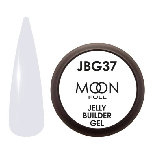 Гель-желе для нарощування Moon Full Jelly Builder Gel №37 світло-блакитний, 30 мл