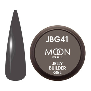 Гель-желе для нарощування Moon Full Jelly Builder Gel №41 антрацит, 30 мл