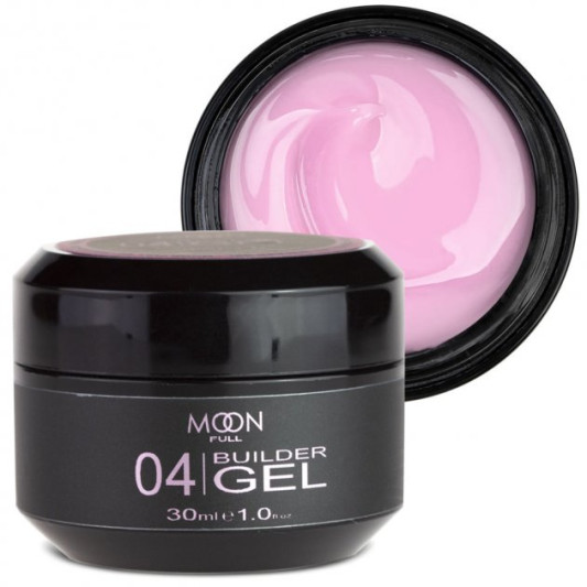 Моделюючий гель Moon Full Builder Gel №04 ніжно-бузковий  30 мл