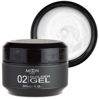 Моделирующий гель Moon Full Builder Gel №02 белый 30 мл