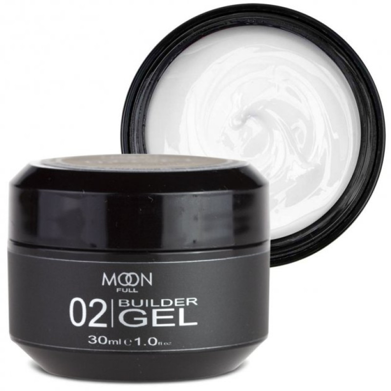 Моделюючий гель Moon Full Builder Gel №02 білий 30 мл Моделюючий гель Moon Full Builder Gel №02 білий 30 мл
