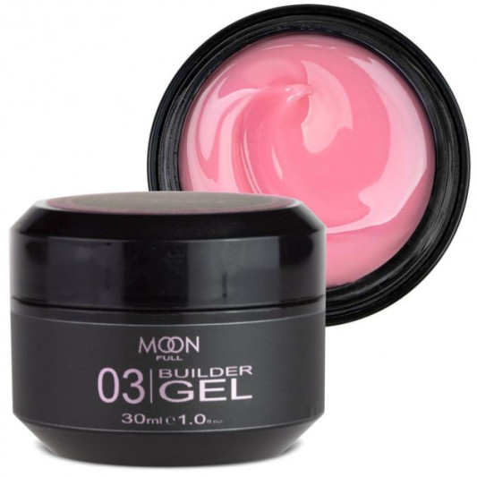 Моделюючий гель Moon Full Builder Gel №03 рожевий 30 мл