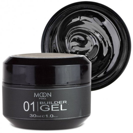 Моделюючий гель Moon Full Builder Gel №01 прозорий 30 мл
