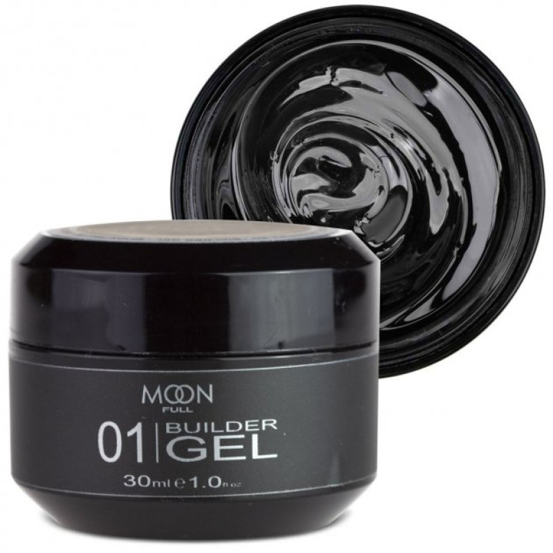 Моделирующий гель Moon Full Builder Gel №01 прозрачный 30 мл Моделирующий гель Moon Full Builder Gel №01 прозрачный 30 мл