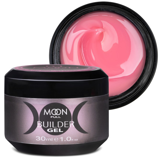 Полігель для нарощування нігтів Moon Full Poly Gel №01 рожевий, 30 мл