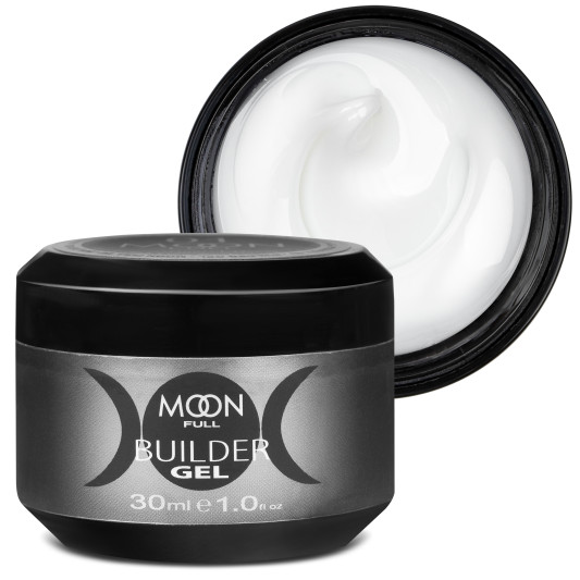 Полігель для нарощування нігтів Moon Full Poly Gel №02 білий, 30 мл