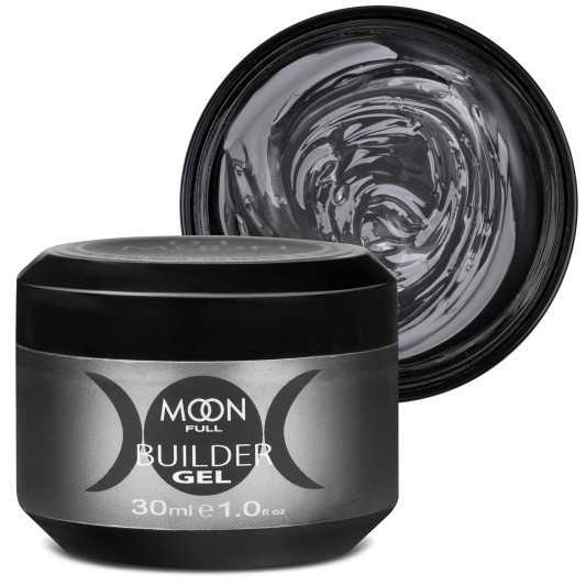 Полігель для нарощування нігтів Moon Full Poly Gel №03 прозорий, 30 мл