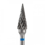 Фреза твердосплавна Nail Drill для зняття гель-лаку (Конус), 161190050 (синя насічка) Фреза твердосплавна Nail Drill для зняття гель-лаку (Конус), 161190050 (синя насічка)
