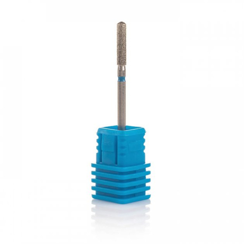 Фреза твердосплавна Nail Drill Циліндр, напівсферичний кінець – 842 R23LB діаметр 2,3 мм синя Фреза твердосплавна Nail Drill Циліндр, напівсферичний кінець – 842 R23LB діаметр 2,3 мм синя