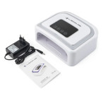 Лампа для манікюру LEDME 5В 120W SILVER з акумулятором