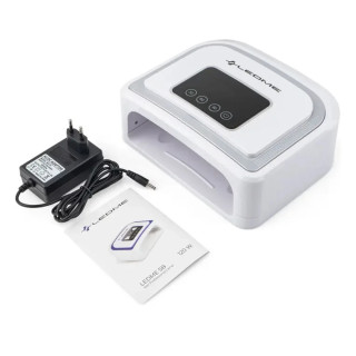 Лампа для манікюру LEDME 5В 120W SILVER з акумулятором