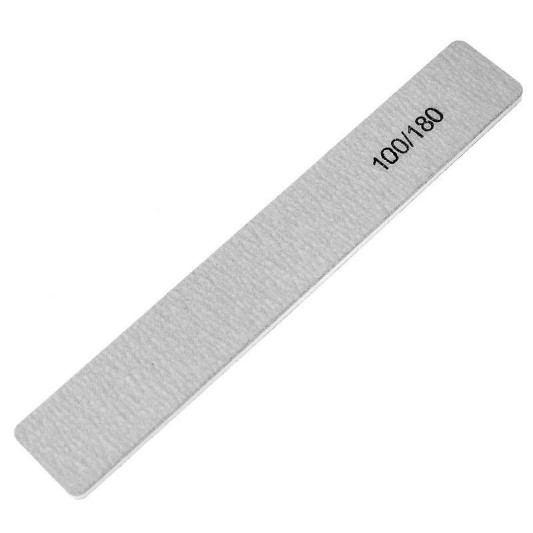 Пилка для нігтів прямокутна 100/180, Naomi