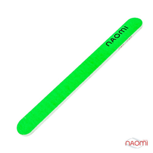 Пилка для нігтів 240/240, зелена CO855E, Naomi
