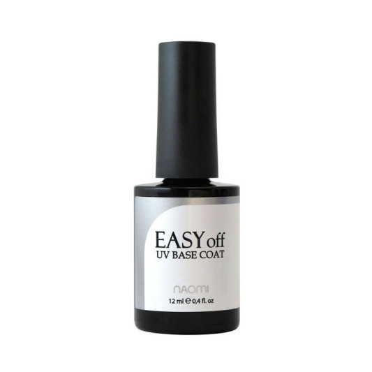 База/основа для гель-лаку Gel Base Easy off uv base coat 12 мл, Naomi