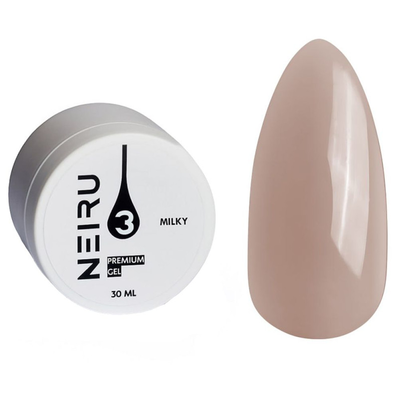 Гель для наращивания Neiru Premium Gel №03 (универсальный бежевый) 30 мл Гель для наращивания Neiru Premium Gel №03 (универсальный бежевый) 30 мл