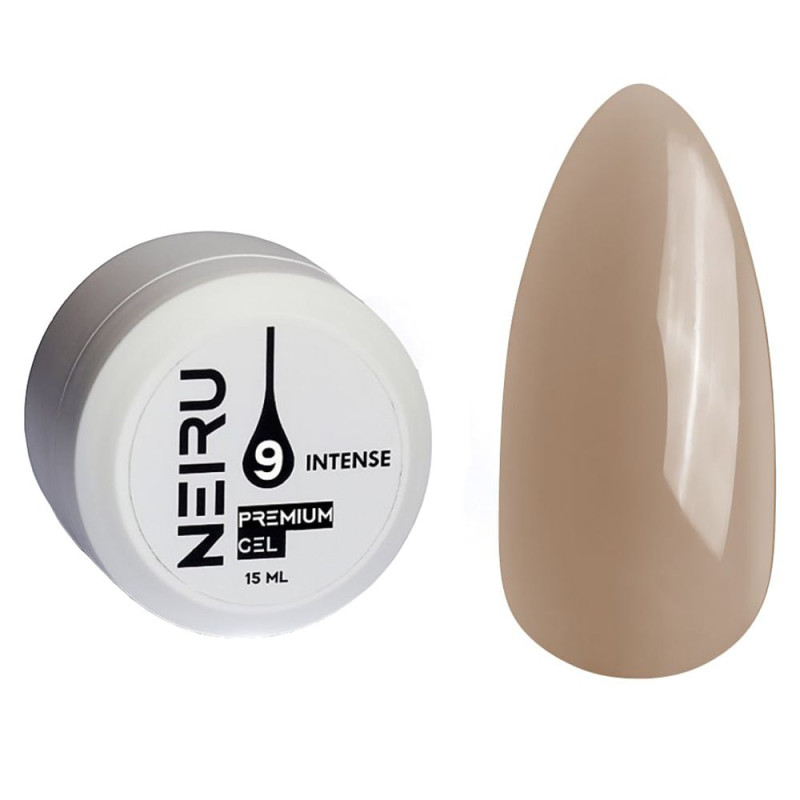 Гель для наращивания Neiru Premium Gel №09 (бежевый) 15 мл Гель для наращивания Neiru Premium Gel №09 (бежевый) 15 мл