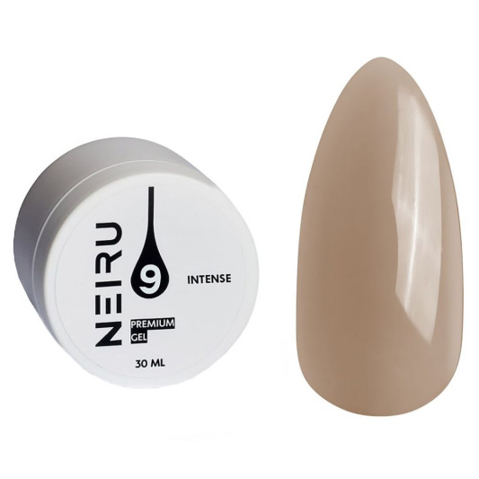 Гель для нарощування Neiru Premium Gel №09 (бежевий) 30 мл