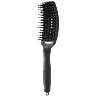Щітка для волосся Olivia Garden Fingerbrush Care Iconic Boar Nylon Full Black M