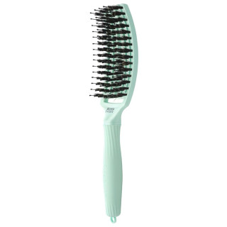 Щітка для волосся Olivia Garden Fingerbrush Iconic Boar Nylon Arctic Teal