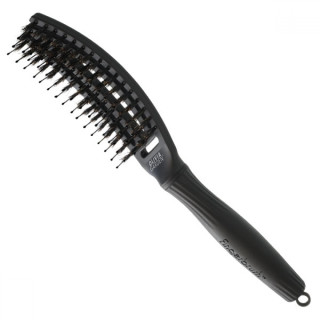 Щітка для волосся Olivia Garden Fingerbrush Care Iconic Boar Nylon Full Black S