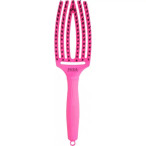 Щетка Olivia Garden fingerbrush boar&nylon thinkpink 2023 neon pink Щетка Olivia Garden fingerbrush boar&nylon thinkpink 2023 neon pink