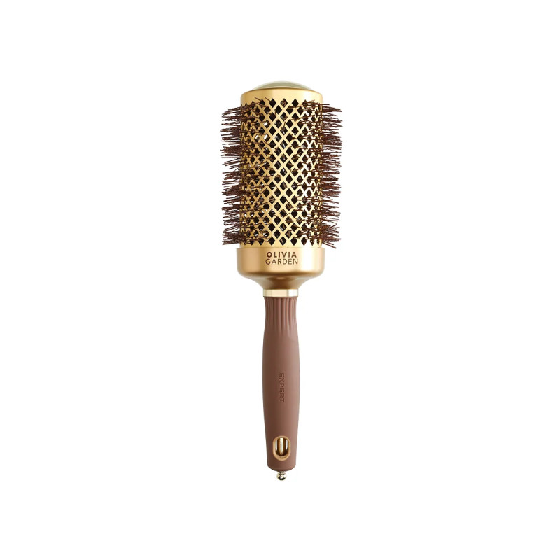 Термобрашинг Olivia Garden Blowout Shine Wavy Bristles Gold & Brown 55 мм (ID2051) Термобрашинг Olivia Garden Blowout Shine Wavy Bristles Gold & Brown 55 мм (ID2051)