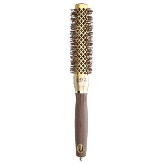 Термобрашинг Olivia Garden EXPERT BLOWOUT SPEED Wavy Bristles Gold&Brown d25 (ID2169)