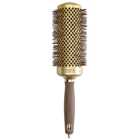 Термобрашинг Olivia Garden EXPERT BLOWOUT SPEED Wavy Bristles Gold&Brown d55 (ID2172)