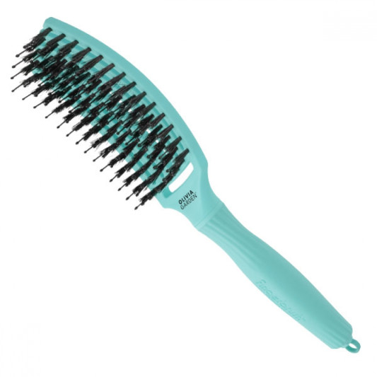 Щітка для волосся Olivia Garden Fingerbrush Care Iconic Boar Nylon Mint