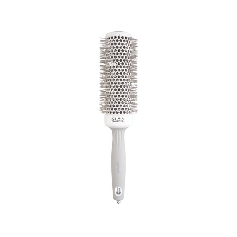Брашинг Olivia Garden Expert Blowout Speed Wavy Bristles White&Grey 45 мм Брашинг Olivia Garden Expert Blowout Speed Wavy Bristles White&Grey 45 мм