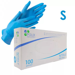 Рукавички нiтриловi Blue 100 шт, щiльнiсть 3,5 г easyCARE розмір S
