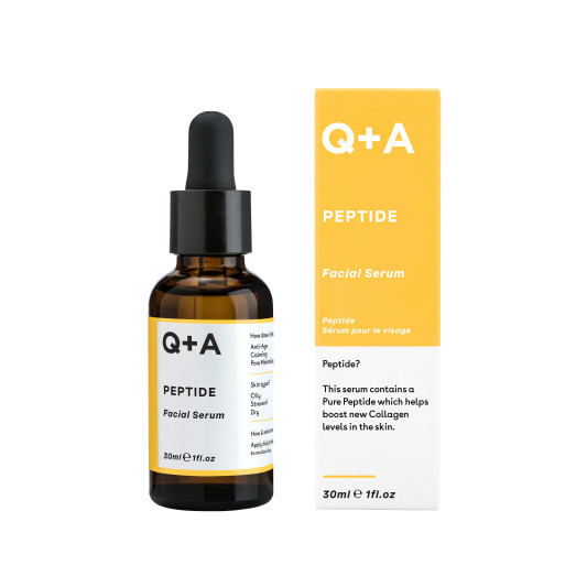 Зволожуюча та відновлююча сироватка для обличчя з пептидами Q+A Peptide Facial Serum 30 мл