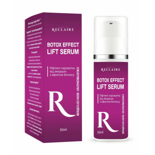 Ліфтинг-сироватка від зморшок з ефектом ботоксу Reclaire Botox Effect Lift Serum 30 мл