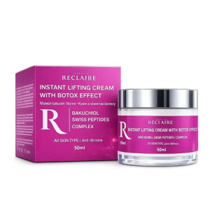 Моментальний Ліфтинг-Крем з ефектом ботоксу Reclaire Instant Lifting Cream with Botox Effect 50 мл