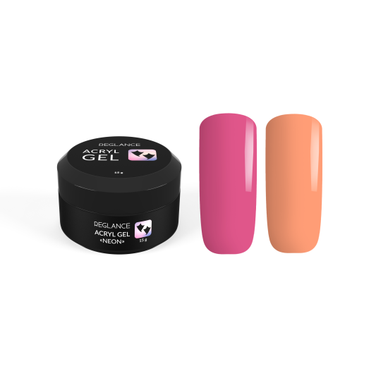 Неоновий акрил-гель для нігтів Reglance Acryl Gel “Neon”  025 Barbie Shade 15 мл