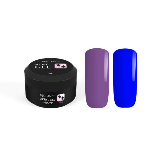 Неоновий акрил-гель для нігтів Reglance Acryl Gel “Neon” 026 Icy 15 мл