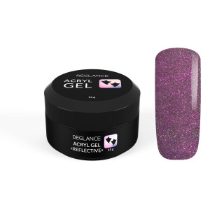 Светоотражающий акрил-гель для ногтей Reglance Acryl Gel  “Reflective” 032 Lilac 15 мл