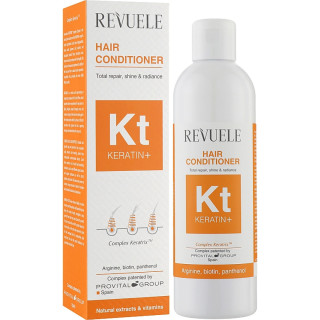 Кондиціонер для ламкого тьмяного тонкого волосся Revuele KERATIN+ 200 мл