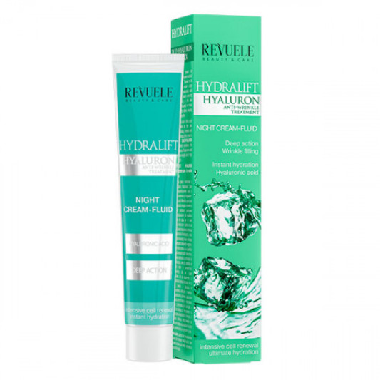 Нічний крем-флюїд для обличчя Revuele Hydralift Hyaluron Night Cream Fluid 50 мл