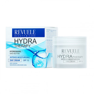 Увлажняющий дневной крем для лица Revuele Hydra Therapy Intense Moisturising Day Cream SPF 15, 50 мл