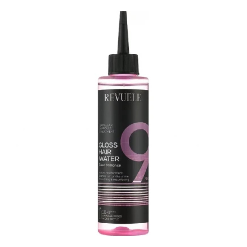 Рідкий кондиціонер для фарбованного волосся Revuele Gloss Hair Water Color Brilliance 220 мл Рідкий кондиціонер для фарбованного волосся Revuele Gloss Hair Water Color Brilliance 220 мл