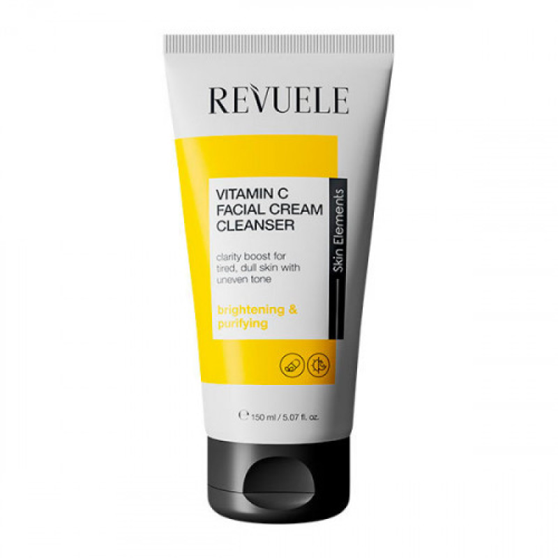 Гель для вмивання з вітаміном C Revuele Vitamin C Facial Cream Cleanser 150 мл Гель для вмивання з вітаміном C Revuele Vitamin C Facial Cream Cleanser 150 мл