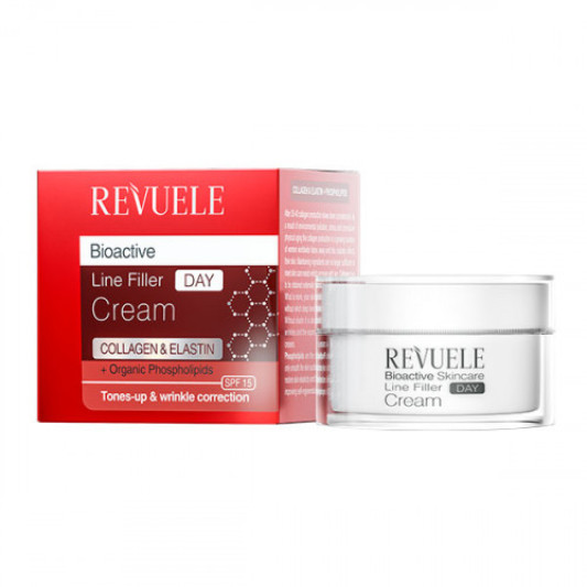 Денний крем-філер для обличчя Revuele Bio Active Collagen & Elastin Line Filler Cream 50 мл