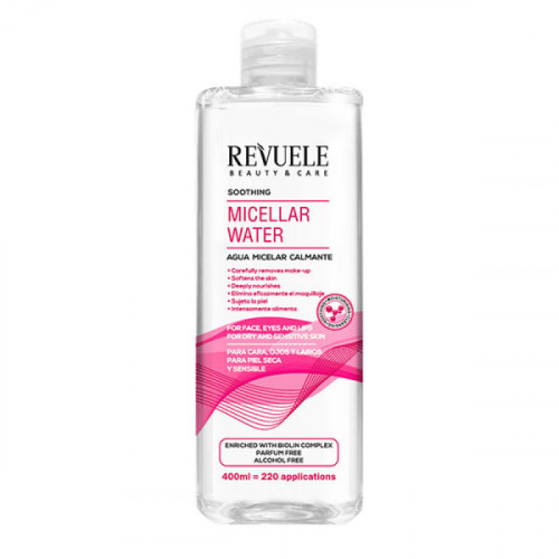 Міцелярна вода Заспокійлива Revuele Micellar Water 400 мл Міцелярна вода Заспокійлива Revuele Micellar Water 400 мл